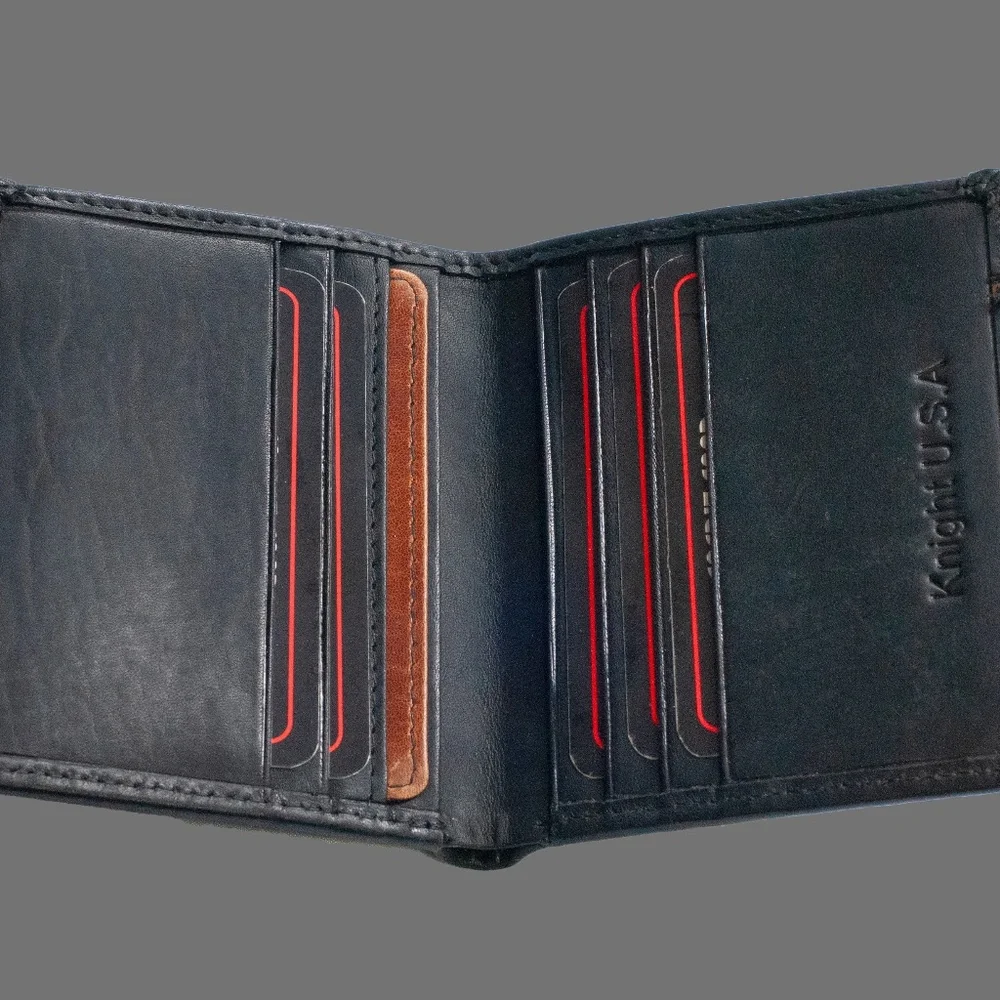 Leather Bifold Credit Card Wallet